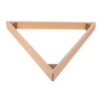 Alasum Triángulo Clásico Soporte Maciza Madera para Resistente de Billar Diseño para Bolas para Salón y Ocio