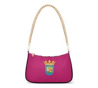 Álava - Bolso de mano estético para mujer, diseño de bandera de la provincia, bolso de mano con cierre de cremallera