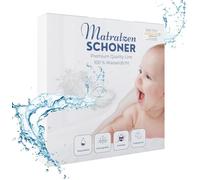 Alavya Home Protector de colchón 80 x 160 cm, impermeable y transpirable, certificado Oeko-Tex, protección contra la humedad, sábana bajera de algodón, sin ruido, lavable, antiácaros, suave para