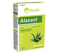 Alaxant - 30 Cápsulas | Relafit - Laboratorios MS | 100% Natural | Aloe Vera Puro Sin Aloina | Ayuda a mejorar el tránsito intestinal | Tratamiento eficaz contra el estreñimiento | Suministro para 1 mes.