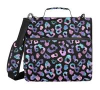 ALAZA Carpeta de 3 anillas, anillos en D de 1.5 pulgadas, organiza fácilmente 1 pulgada, se adapta a papel de tamaño carta, organizador grande con 3 agujeros con cremallera para suministros escolares