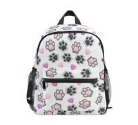 ALAZA Mochila para niños y niñas, mochila preescolar, bonita mochila de dinosaurio para guardería, mini mochila pequeña con correa para el pecho y etiqueta para el nombre, Paw R2431, S, Paw R2431