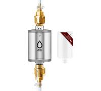 Alb filter® travel nano filtro de agua potable - barrera antigermen para instalación fija acero inoxidable natural