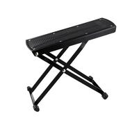 Alba GB reposapiés para guitarra, reposapiés para guitarristas plegable con acolchado de goma antideslizante, 6 posiciones altura de ajustar, para guitarra española flamenca clasica acústica