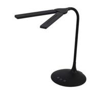 ALBA Lámpara de Escritorio Independiente LED, 6 W, Negro, 18 x 34 x 36 cm 18 x 3