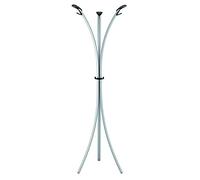 Alba pmfree - Perchero (con 3 Pinzas/6 Ganchos Gris/Negro 50 x 50 x 5,5 cm