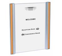 Alba SIGNA3M - Placa de pared para A3, rayas personalización gracias, multicolor