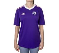 Albacete Balompié - Camiseta Visitante Primer Equipo 24/25 - Tejido AeroReady Transpirable - Diseño con Escudo y Logo Adidas - Equipación Femenina - Color Morado - Talla M