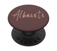 Albacete España Diseño Vintage Elegante PopSockets PopGrip Adhesivo