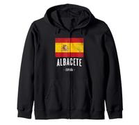 Albacete España | ES Bandera Ciudad - Bandera Española Ropa - Sudadera con Capucha