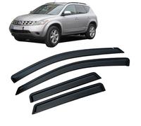 AlbaEUC Deflectores de Viento Aire para Nissan Murano Z50 2003-2007, Derivabrisas de Aire Cortavientos Protector Ventanas Laterales