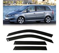 AlbaEUC Deflectores de Viento Aire para Opel Zafira B 2004-2011, Derivabrisas de Aire Cortavientos Protector Ventanas Laterales