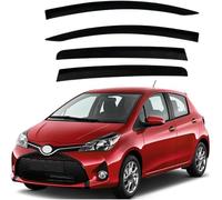 AlbaEUC Deflectores de Viento Aire para Toyota Yaris Hatchback MK3-XP130 2011-2019, Derivabrisas de Aire Cortavientos Protector Ventanas Laterales