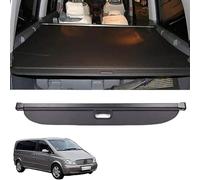 AlbaEUC Estante De Paquetes RetráCtil para Mercedes Benz 639 Viano 2003-2014 Protector Maletero Funda Tapa Cubierta del Compartimento De Carga Persiana Enrollable Accesorios De Coche
