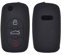 AlbaEUC Funda Llave, Carcasa Llave Apto para Audi A2 A3 S3 A4 S4 RS4 A6 S6 A8 S8 TT Roadster Cabriolet 1997-2006, Cubierta Llaves Coche