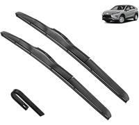 AlbaEUC Juego de escobillas limpiaparabrisas Delanteras y traseras para Mitsubishi Eclipse Cross GK GL YA 2017-2023, Cepillos for Ventana de Parabrisas
