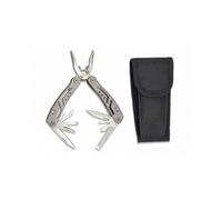 ALBAINOX - 33926. Alicates multiusos Albainox. Aluminio. 19 usos. Funda nylon. Incluye set de puntas. Herramienta para Caza, Pesca, Camping, Outdoor, Supervivencia y Bushcraft