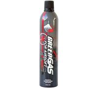 Albainox Botella de gas de 1100 ml para pistolas de airsoft, Verde sólido, Silicona, Gas mezclado con siliconas y no contaminante