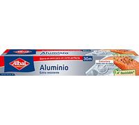 Albal Papel de aluminio extra resistente - Papel aluminio resistente al calor y las roturas, ideal para conservar alimentos y cocinar en el horno o la freidora de aire, fácil de cortar, fácil de cortar,30 m x 29 cm