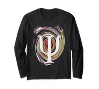 Albaley Psicólogos Estudiantes Amo la Psicología Manga Larga Multicolor Unisex-Adultos Camisa Sólida Geométrica Jersey Manga Larga Pequeño