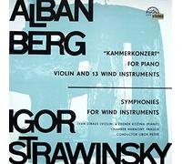 Alban Berg - Kammerkonzert for Piano, Violin and 13 Wind Instruments und Symphonies for Wind Instruments. Ivan Straus, Zdenek Kozina, Libor Pesek Stereo