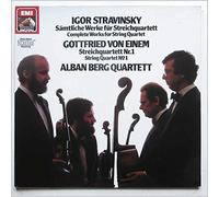 Alban Berg Quartett - Igor Stravinsky: Samtliche Werke Fur Streichquartett, Gottfried von Einem: Streichquartett No.1 [LP]