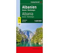 Albania-Kosovo-Montenegro 1:400 000: Road Map: AK 9501 (Auto karte)