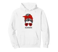 Albanian Girl Albanian Heritage Albania Flag Sudadera con Capucha