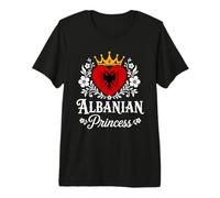 Albanian Princess Albania Flag Proud Albanian Girl Camiseta Premium