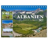 Albanien - wild, authentisch, abenteuerlich (Tischkalender 2027 DIN A5 quer), CALVENDO Monatskalender: Impressionen aus der touristischen Nische Albanien