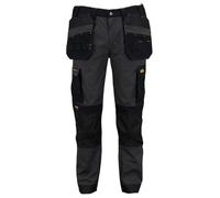Albany Ajuste Fino Portaherramienta Trabajo Pantalones,Negro - W38" L33" - 38/33