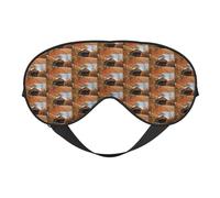 Albany Covered Bridge Printing Soft Dual Use Sleep Blocks Light Efficiently Blackout Eye Mask for Sleeping