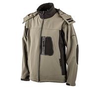 'Albatros 264050 - 667 de XXL Chaqueta de Softshell "Wright, Verde/Negro, XXL