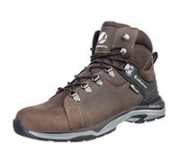 ALBATROS Brione CTX MID O2 - Botas de trabajo certificadas, impermeables, resistentes al viento, antideslizantes, resistentes al calor, unisex, marrón, 42 EU