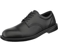ALBATROS Eaton - Zapatos de trabajo antideslizantes O1 para hombre y mujer, muy ligeros, antideslizantes, ideales para uso diario, trabajo y catering, color negro, Negro , 46 EU
