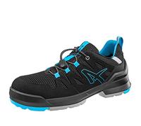 ALBATROS Fastpack Low S1PL ESD FO SR Unisex Zapatos de seguridad antideslizantes sin metal vegano tapa de fibra de vidrio zapatos de trabajo, negro azul, 42 EU