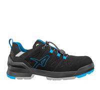 ALBATROS Fastpack XW Low S1PL ESD FO SR Unisex Extra Ancho Zapatos de Seguridad Antideslizantes sin Metales Vegano Tapa de Fibra de Vidrio Zapatos de Trabajo, negro azul, 50 EU
