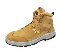 ALBATROS Vector MID S3 - Zapatos de trabajo con puntera de acero - Zapatos de seguridad para hombre y mujer - Zapatos de trabajo antideslizantes, beige, 37 EU