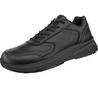 ALBATROS Vibe - Zapatillas de trabajo antideslizantes O2 para hombre y mujer, muy ligeras, antideslizantes, ideales para el trabajo, color negro, Negro , 45 EU