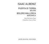 ALBENIZ - Mallorca Op.202 y Puerta de Tierra Op.71 nº 5 para Clarinete o Saxo Tenor y Piano