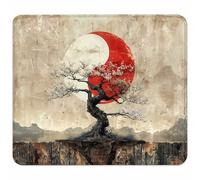 Albero Tappetino Mouse Piccolo 200x150x3mm, Tappetino Scrivania con Bordo Cucito, Mousepad Impermeabile e Antiscivolo, Pratica e Facile da Pulire, Accessori Gaming, Regalo Uomo, Tai Chi 0-2555