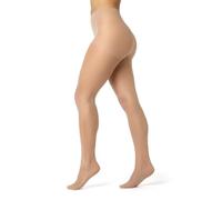 alber's SALUS SANITARIO 40 - Pack de 3 | Medias de Descanso Semiopacas 40 DEN, Compresión Graduada, Corpiño Contenitivo Moldeador, para Piernas Cansadas | Col. Natural | Talla 5 (XL)