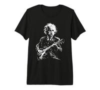 Albert E. Científico Físico Tocando Guitarra Diseño Camiseta Premium