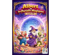 Albert et les Portails Magiques 1 : Le Monde des Bonbons: Une aventure illustrée palpitante pour aimer lire dès 5 ans. Rejoignez Albert, Zozo et ... magique entre humour, courage et amitié.