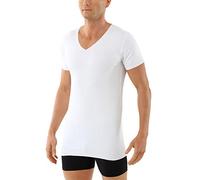 ALBERT KREUZ Camiseta Interior de Manga Corta en Tejido algodón Elastico Clean Cut sin Costuras con Cuello en V Color Blanco L