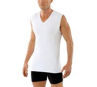 ALBERT KREUZ Camiseta Interior sin Mangas en Tejido algodón Elastico Clean Cut sin Costuras con Cuello en V Color Blanco XXL