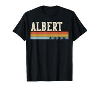 Albert Retro Vintage Hombres Niños Niños Nombre Camiseta