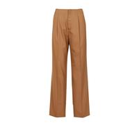 Alberta Ferretti - Pantalones de Lana Tropical - Trousers - Mujer - Marrón - M -