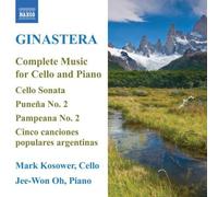 Alberto Ginastera: Complete Music for Cello and Piano by Alberto Ginastera (2008-06-24)