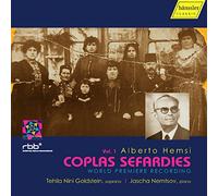 Alberto Hemsi : Coplas Sefardies, vol. 1. Goldstein, Nemtsov.